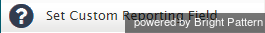 Set Custom Reporting Field scenario block