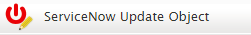 ServiceNow Update Object workflow block