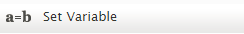 Set Variable workflow block