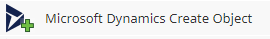 Microsoft Dynamics Create Object scenario block