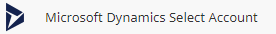 Microsoft Dynamics Select Account scenario block