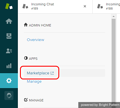 Apps > Marketplace
